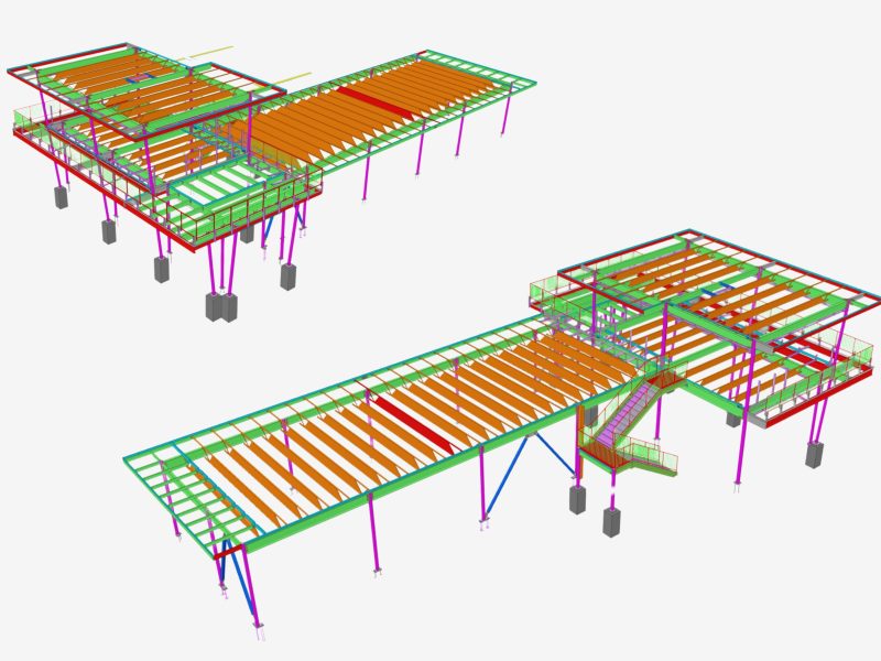 3D design for steel structure